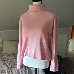 Vintage Lauren Ralph Lauren Soft Pink Turtleneck Top